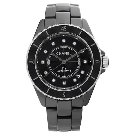 montre chanel femme noire|montre Chanel femme.